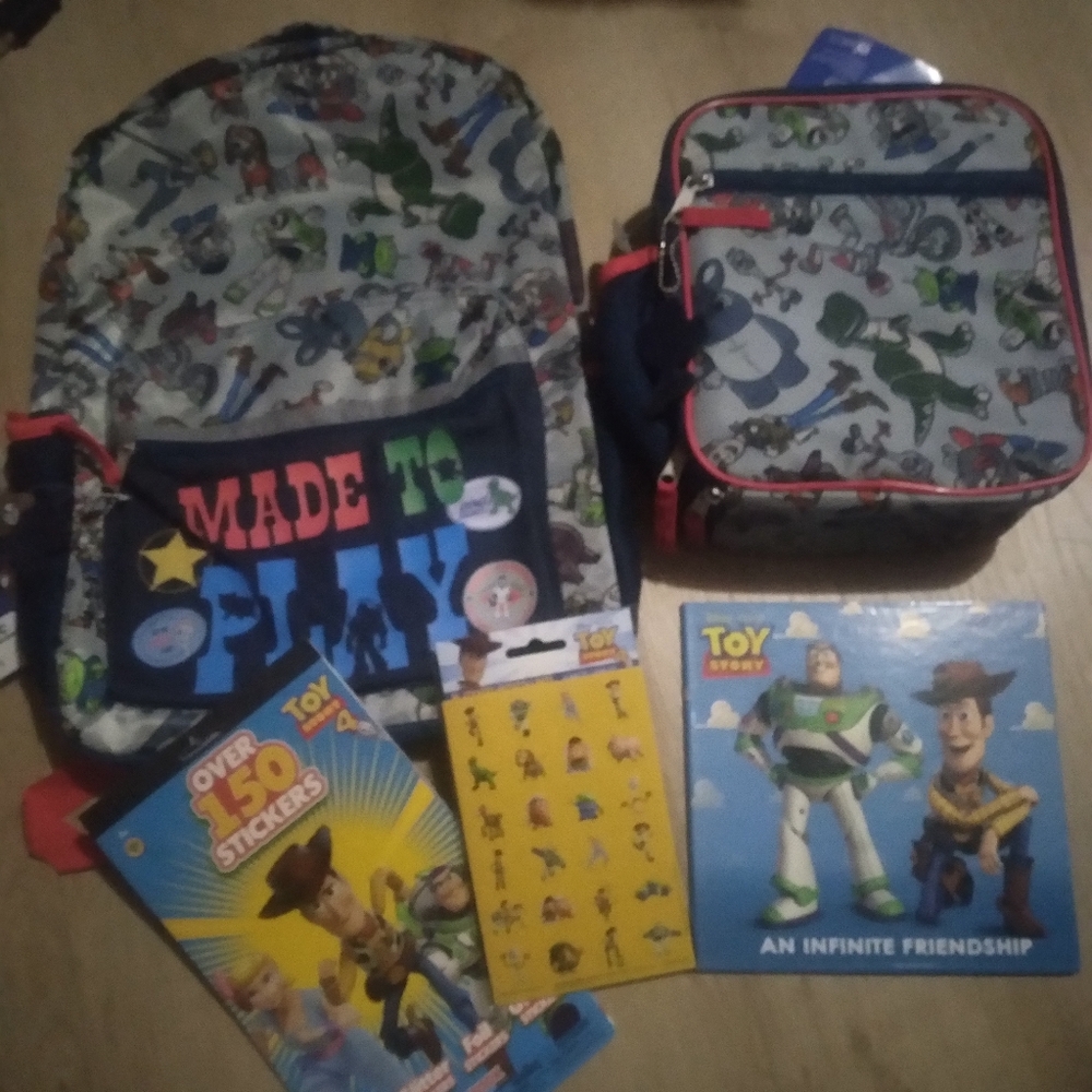 Toy Story Backpack and  Lunchbox Set